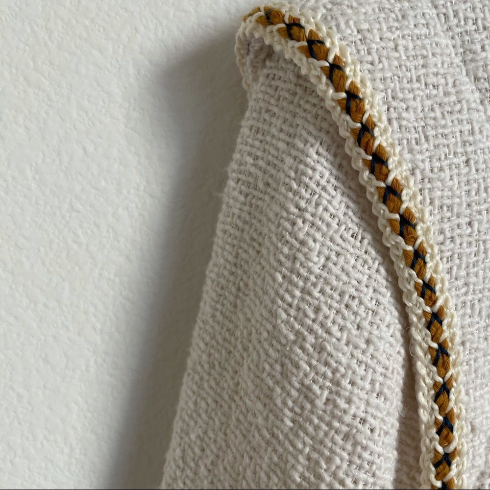 Zara Textured Jacket With Contrasting Piping - Picture 14 of 16